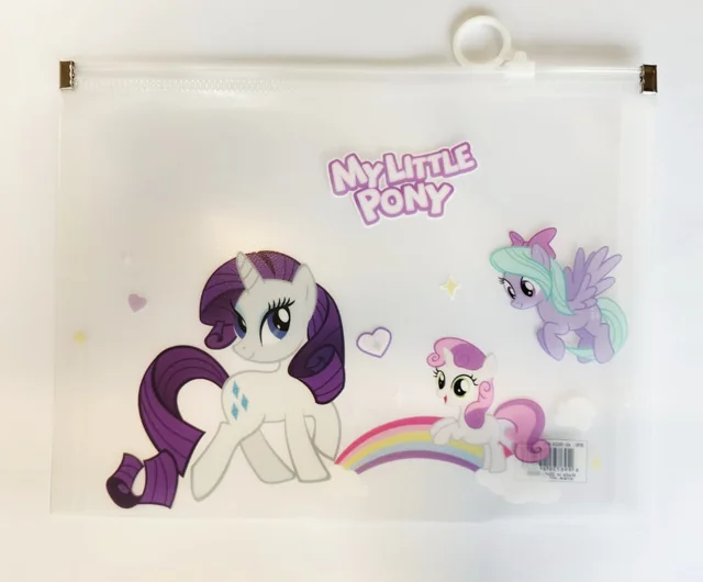 پوشه / کاور شیشه ای زیپ دار فانتزی A5