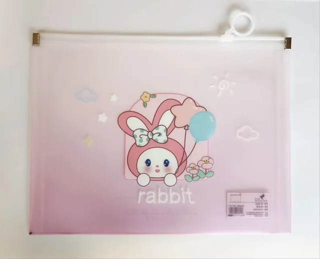 پوشه / کاور شیشه ای زیپ دار فانتزی A5