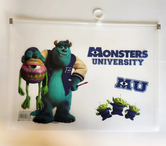 پوشه / کاور شیشه ای زیپ دار فانتزی A4