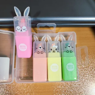 هایلایتر خرگوشی اکلیلی و شاین دار 4 رنگ