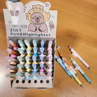 خودکار هایلایتر دار عروسکی