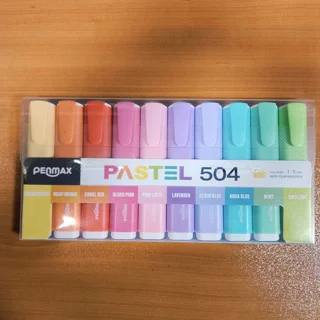 ماژیک علامت زن 10 رنگ پاستلی پنمکس