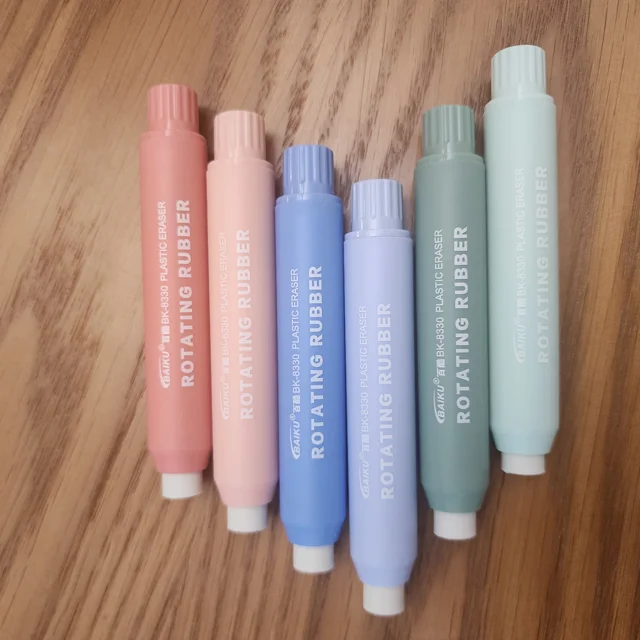 پاک کن پیچی در شش رنگ