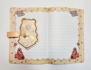 دفتر چرمی فانتزی مگنتی