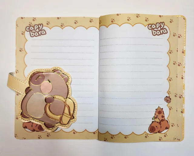 دفتر چرمی فانتزی مگنتی