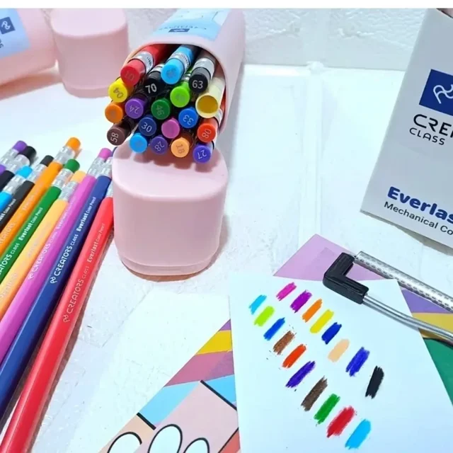 مداد رنگی 12 رنگ بینهایت کریتورز کلاس مدل اتودی