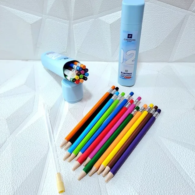 مداد رنگی 12 رنگ بینهایت کریتورز کلاس مدل اتودی