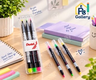 هایلایتر قلمی Pentel مدل S512