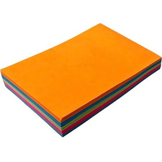 کاغذ یادداشت چسب دار (استیک نوت)  رنگی 100 برگ - سایز 7/5*10